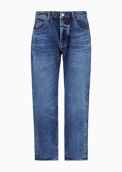 パンツ EMPORIO ARMANI thick stitching denim Armani Exchange Men's J82 Loose Tapered Non Stretch Cotton